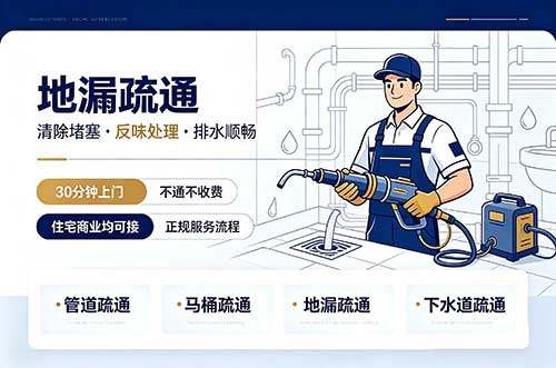 定州地漏疏通